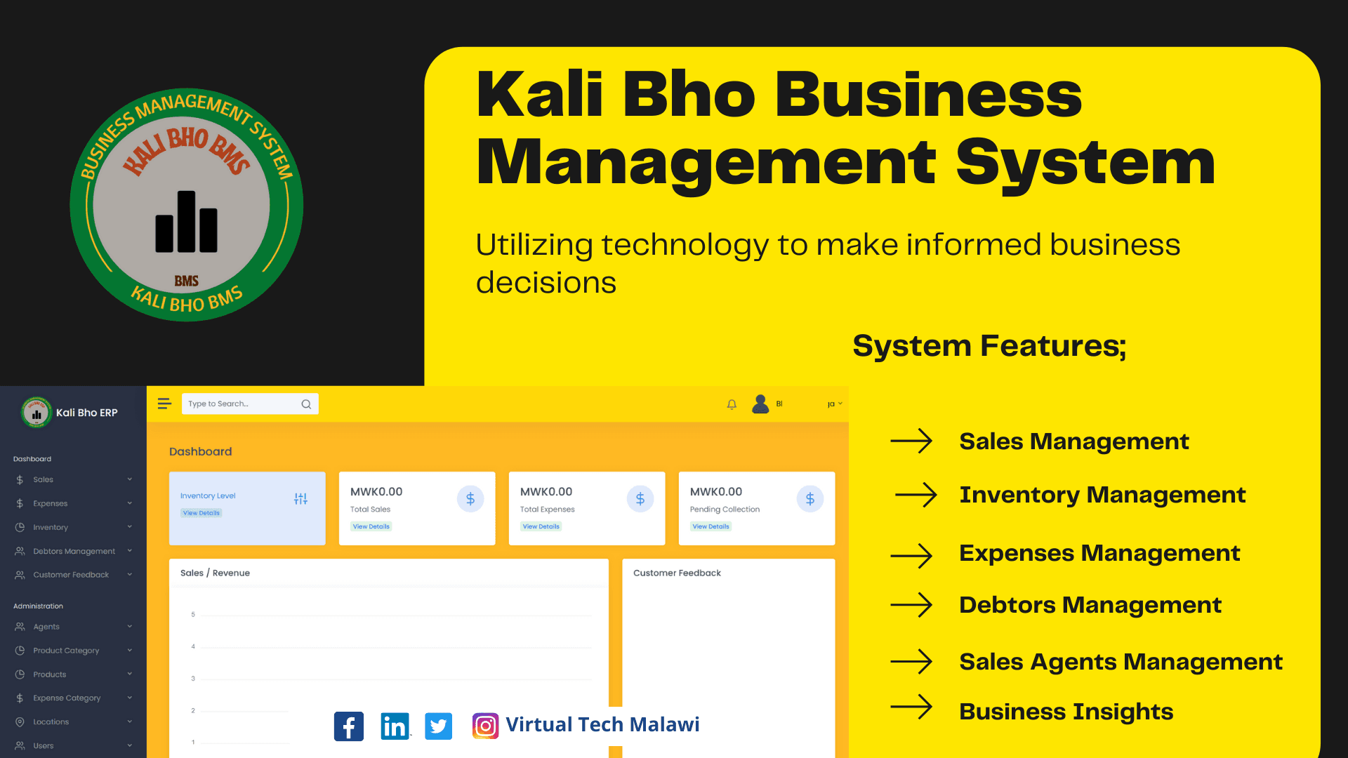 Kali Bho Business Management System by Virtual Tech Ltd